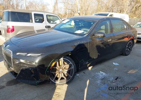 2024 BMW 740I xDrive from USA, damaged, VIN WBA33EH02RCP65287